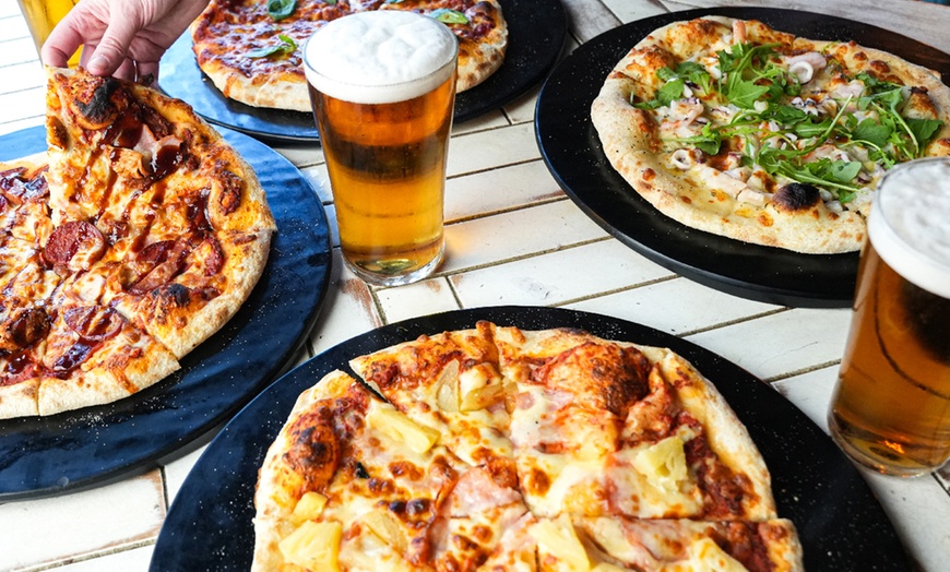 Image 8: Satisfy Your Cravings: Choice of Any Two / Four Pizzas and Drinks