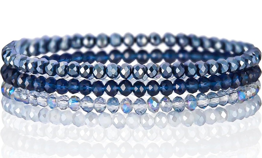 Image 2: Bracelet de perles en cristal