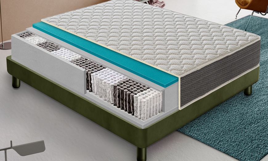 Image 1:   Matelas à mémoire de forme de 30 cm avec ressorts indépendants