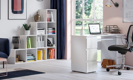 Set con scrivania e libreria Pitagora e Jaris Trend Home, disponibile in 5 colori