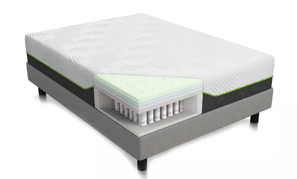 Lucid 12" Premium Hybrid Mattress - Second Medium