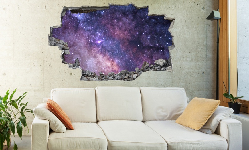 Image 20: 3D Broken Wall Sticker