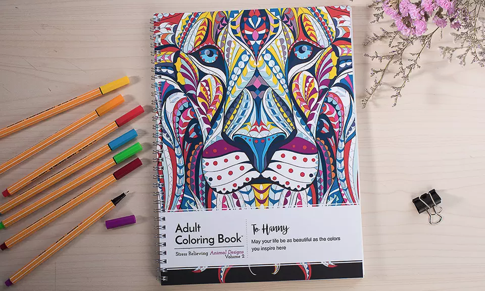 Personalized Adult Coloring Books from Photobook America - Primary Image