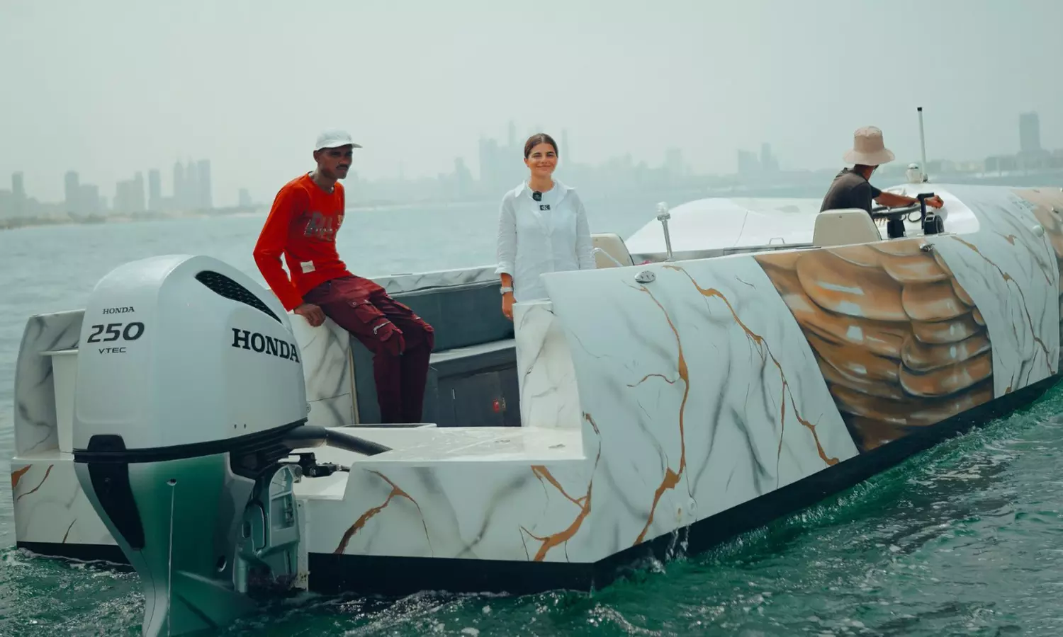 Explore Dubai's Scenic Waters: 35-Ft Golden Falcon – 1, 2 or 3-Hour Cruise for Up to 8 People ( Up to 40% Off ) - Image 3