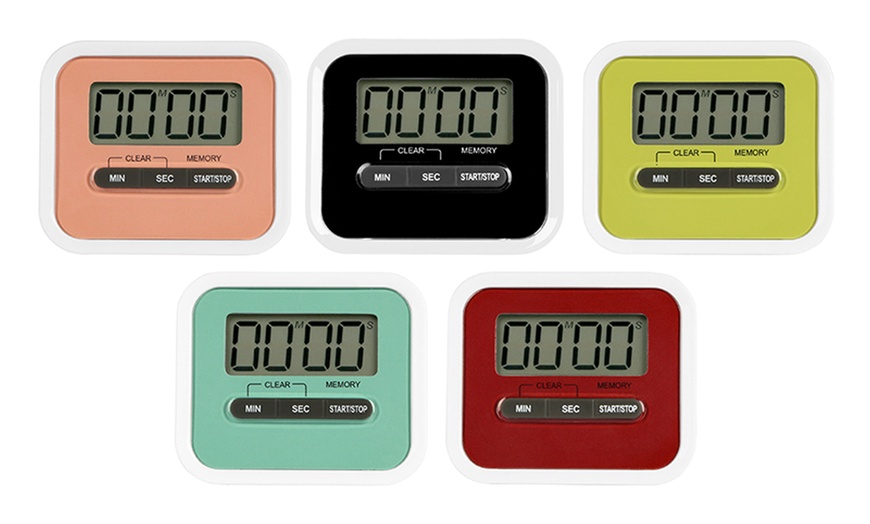 Image 1: Mini Digital Kitchen Timer