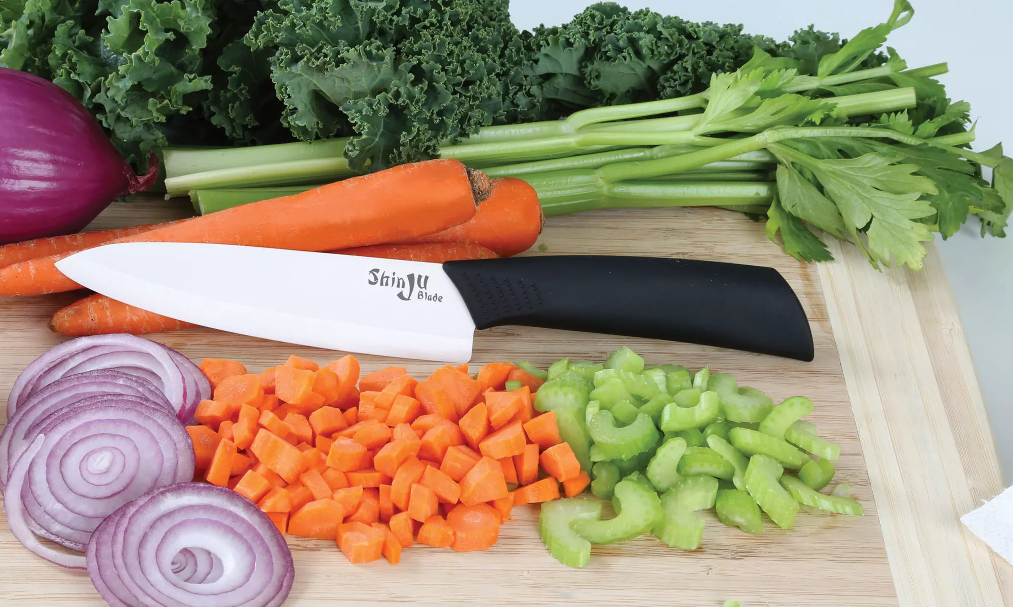 ShinJu Blade Ceramic Knife and Peeler Set - Primary Image