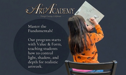 One Month of Kids Drawing Class - Four Classes, One Hour Each - Art Academy Of Orange County