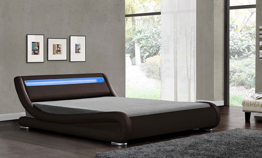 Image 5: Galaxy Curved Bed Frame