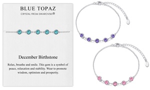 Philip Jones Birthstone Bracelet made with Crystals from Swarovski®