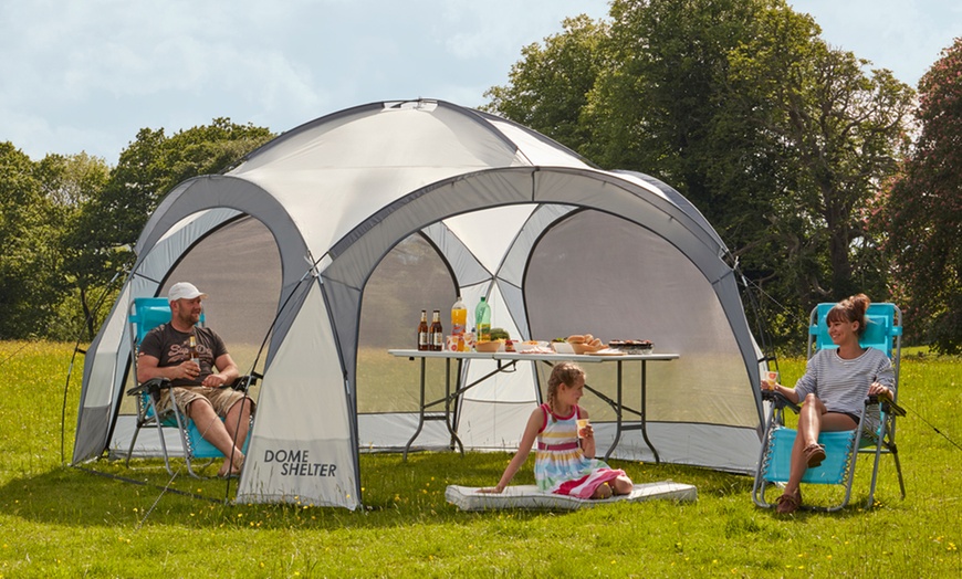 Image 5: 3.5m or 3.9m Dome Event Shelter with Removable Shade Walls