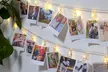 1 ou 2 guirlandes avec 10 ou 40 mini pinces pour photos avec lumières LED de GloBrite - Second Medium