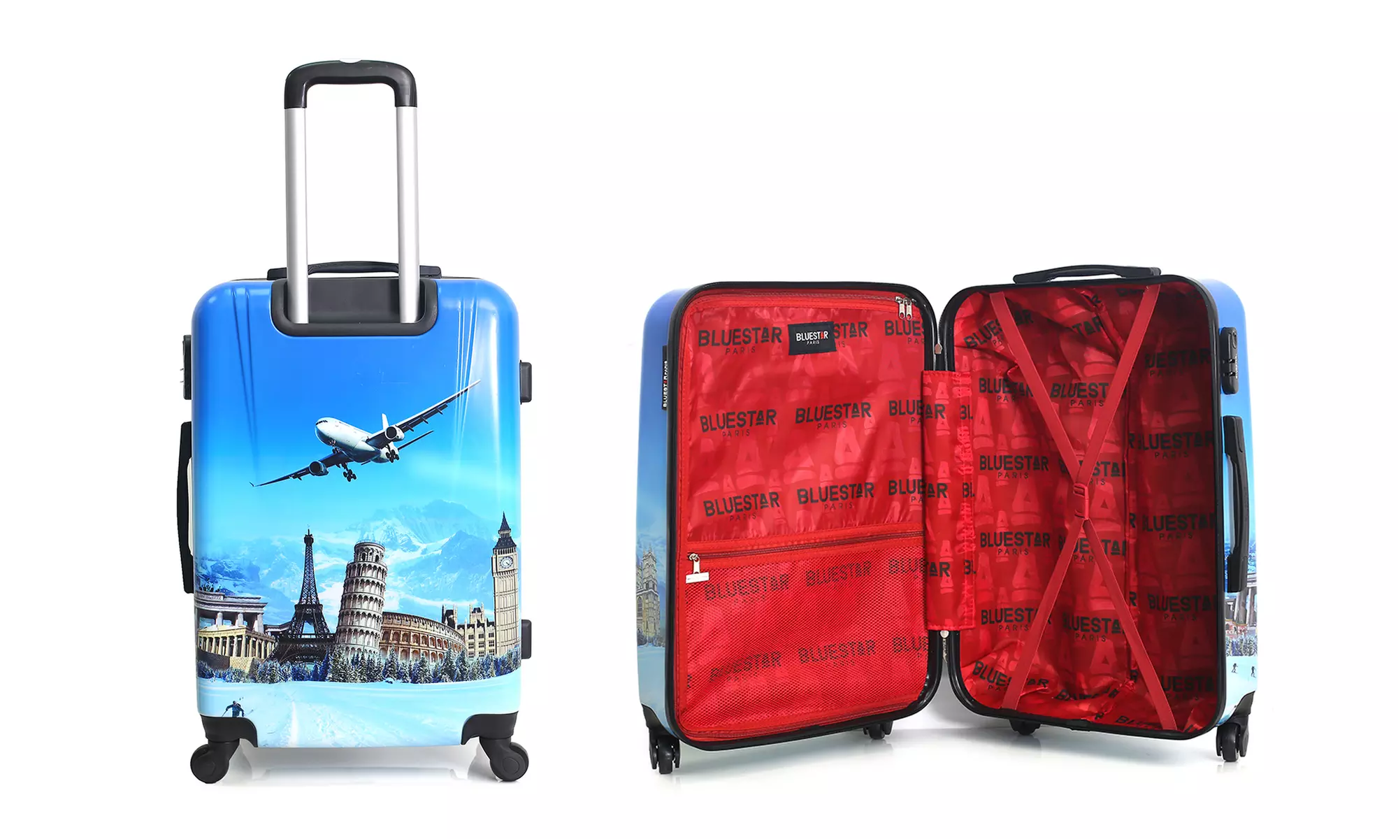 Valises houston à 4 roues silencieuses - Second Medium