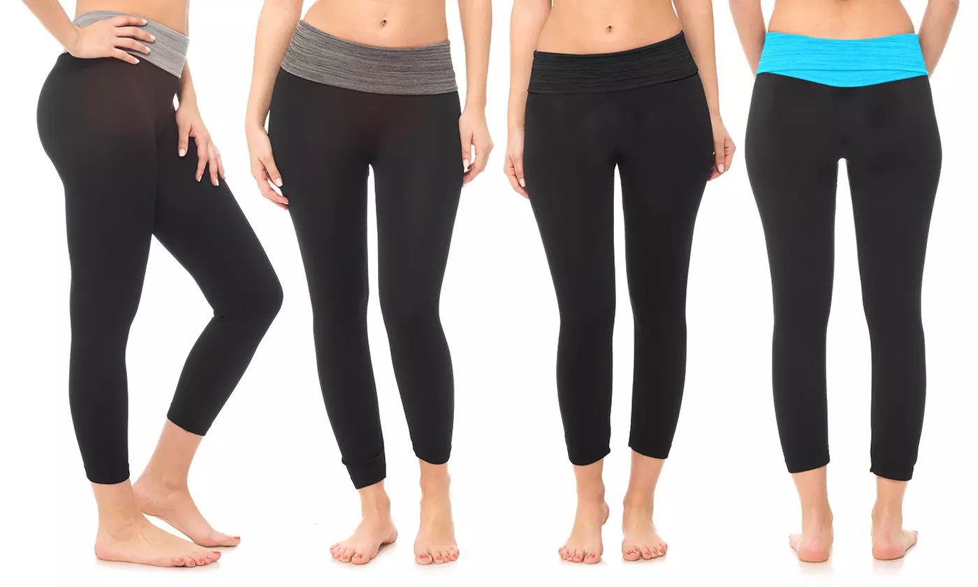 Women's Capri Leggings (4-Pack) - Second Medium
