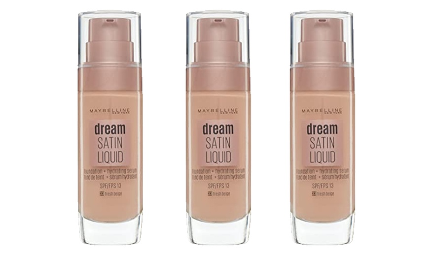 Image 2: Three-Pack of Maybelline Foundation