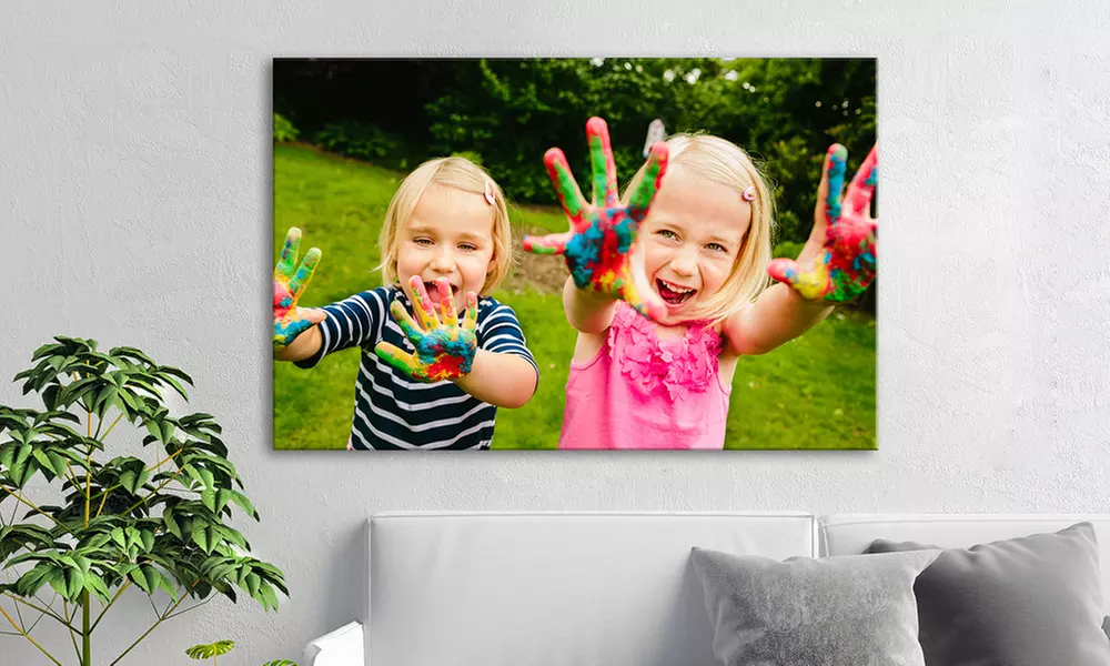 One Premium Quality Photo Canvas Prints with Hanging Hardware from Fabness (Up to 88% Off). Five Sizes Available - Primary Image