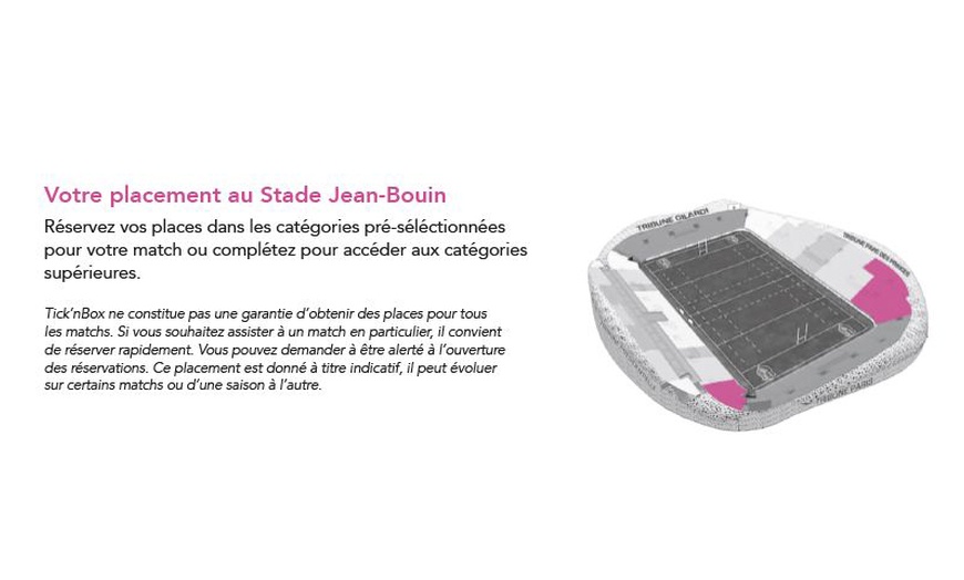 Image 6: 2 places pour un match du Stade Français Paris à domicile