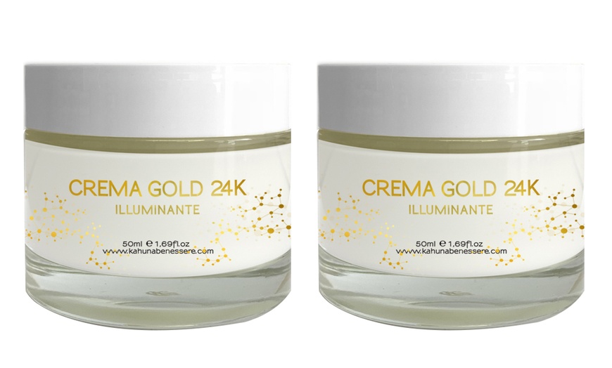 Image 2: Crema facial de crema de oro