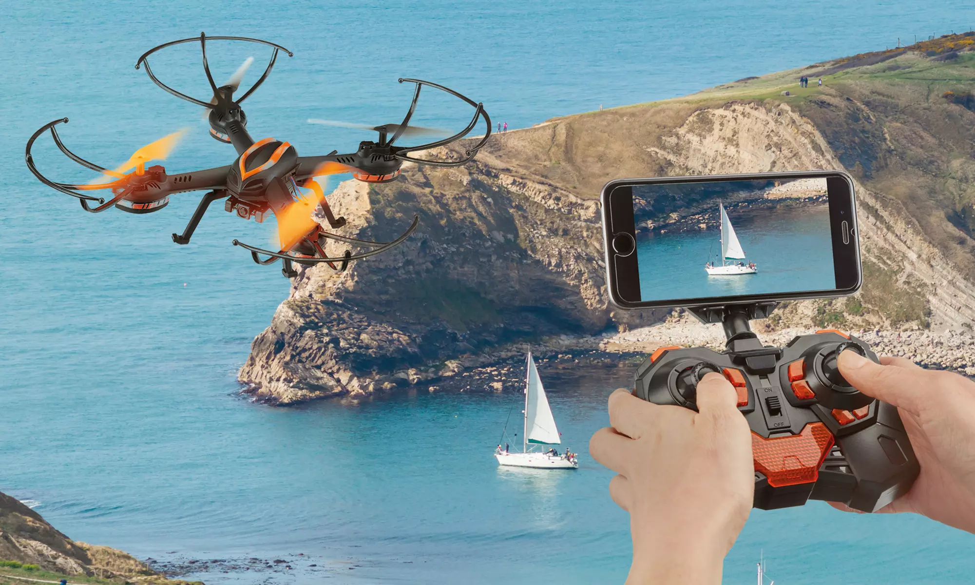 Zennox Drone with Optional Camera, VR Headset, 4GB SD Card and Card Reader - Primary Image