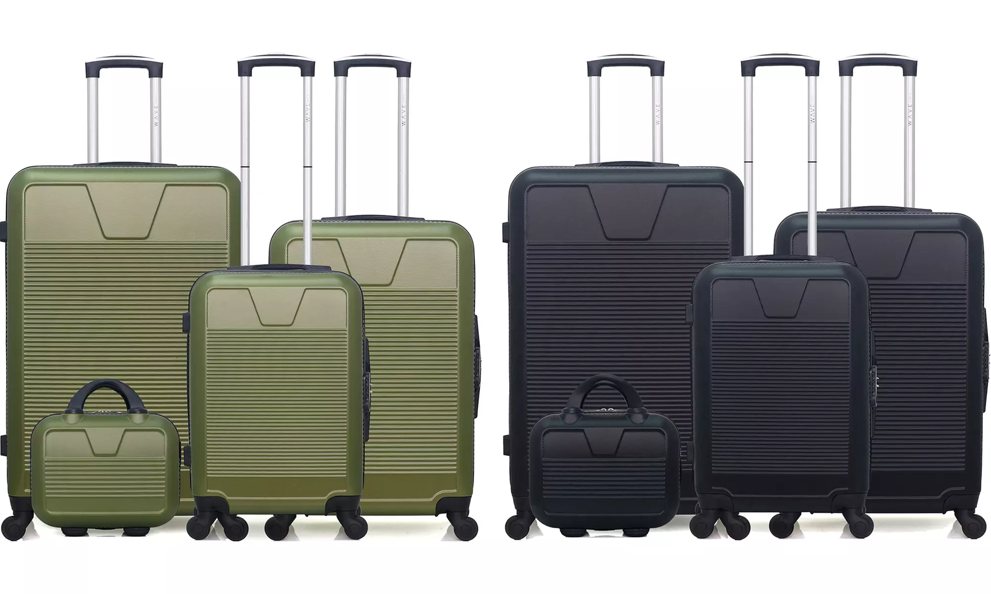 Set de 3 valises + 1 valise vanity "Selenga", coloris au choix, livraison offerte - Primary Image