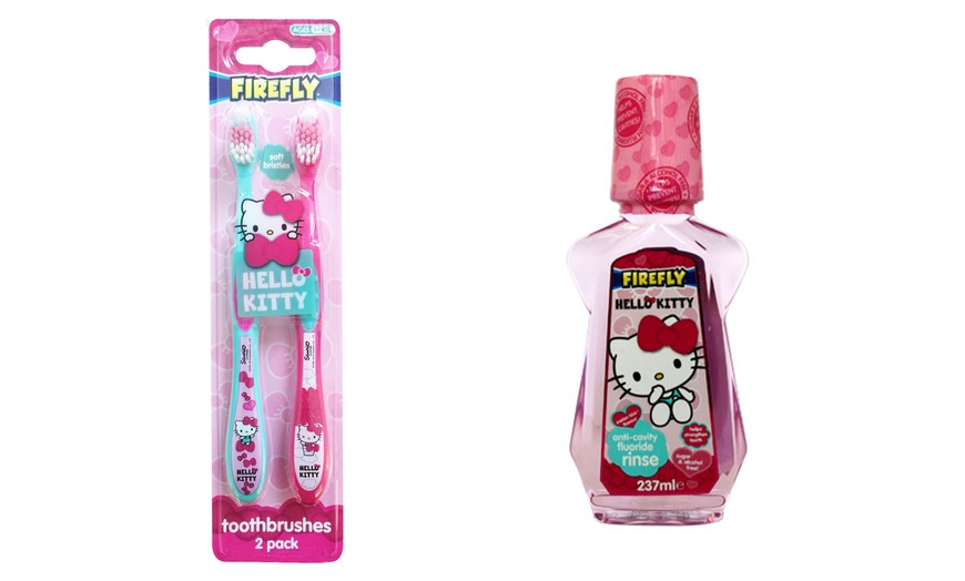 Image 1: Hello Kitty Toothbrush Set