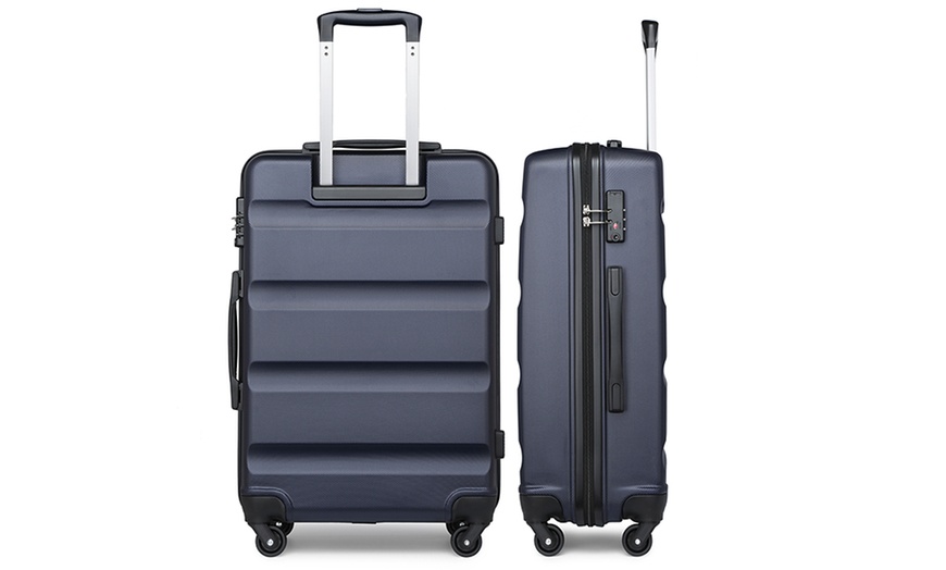 Image 22: Horizontal Design Hard Shell Suitcase Set with Combination Lock