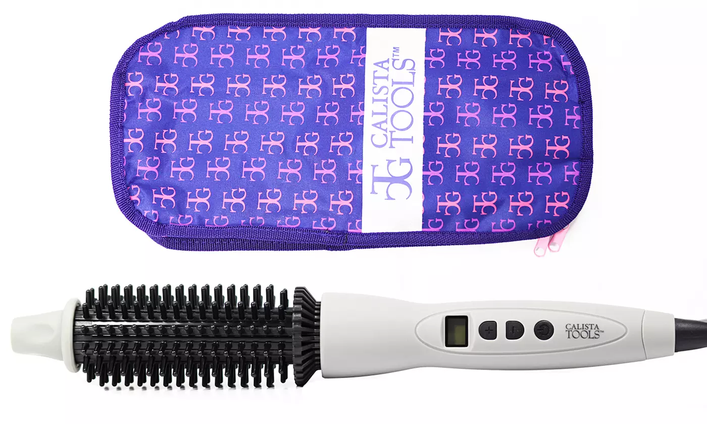 Calista Tools Perfecter Pro Grip Digital Temp-Controlled Heated Brush - Second Medium