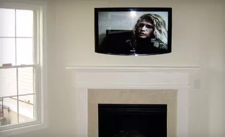 $189 for an Advanced Flat-Screen-TV Installation Including a Tilted Wall Mount from InstallHDTV.com ($389.99 Value) - Primary Image