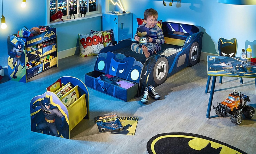 Image 1: Batman Batmobile Toddler Bed - Sleep Like a Superhero!