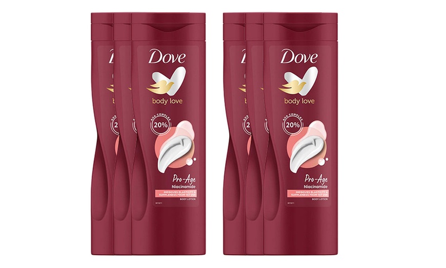 Image 13: Three- or Six-Pack of Dove Body lotions 400ml