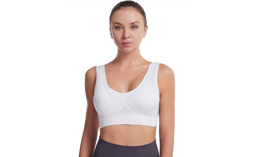 Image 12: Women's Breathable Seamless Bra