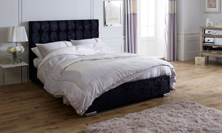 Image 3: Gatsby Upholstered Bed Frame