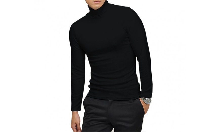 Image 6: Five-Pack Men's Turtlenecks