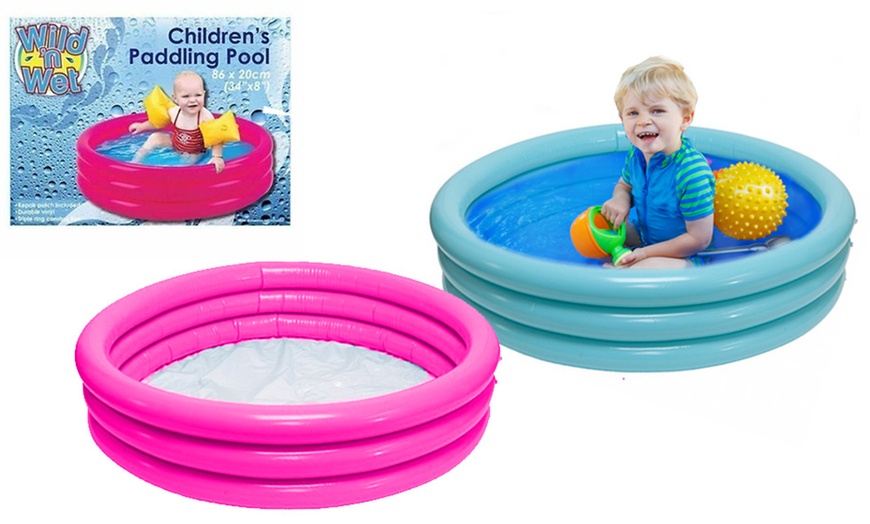 Image 1: Inflatable Paddling Pool