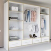 Image 12: Sweden Modern High Gloss Wardrobe with Drawers