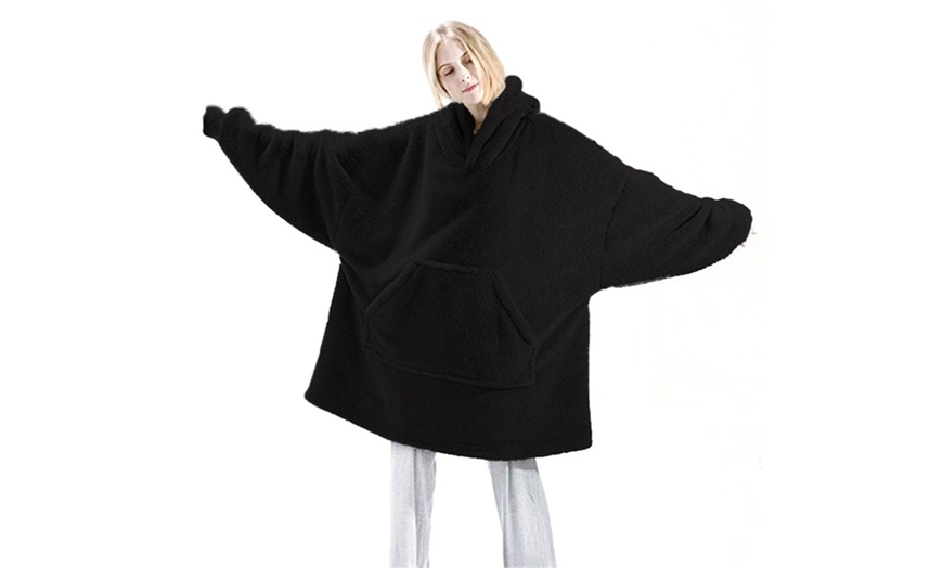 Image 7: Oversized Sherpa Hoodie