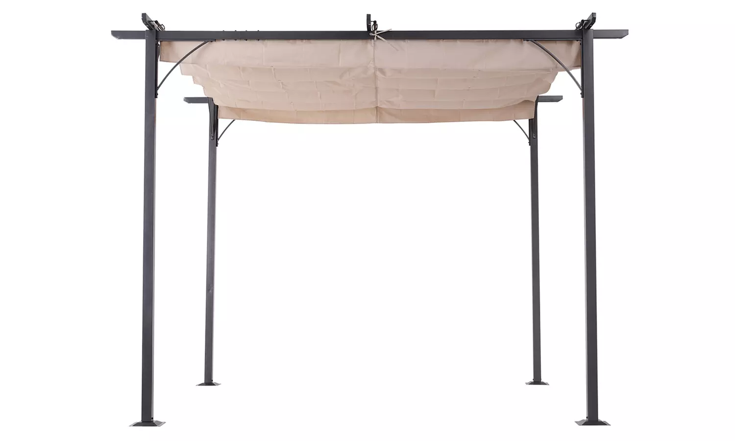 Outsunny Retractable Metal Pergola Canopy - Primary Image