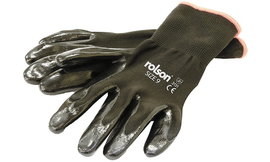 Image 1: Rolson Work Gloves Four-Pack