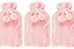 One, Two or Three 2-Litre Hot Water Bottles with a Plush Covers - Second Medium