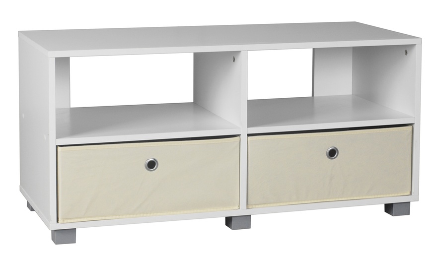 Image 21: TV Stand with Optional Drawers