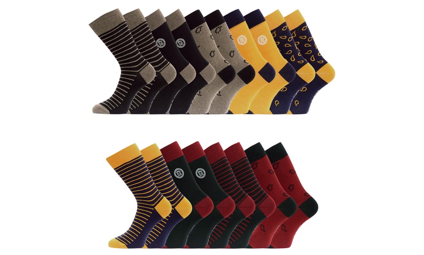 Image 3: Lot de 9 chaussettes Serge Blanco homme en coton