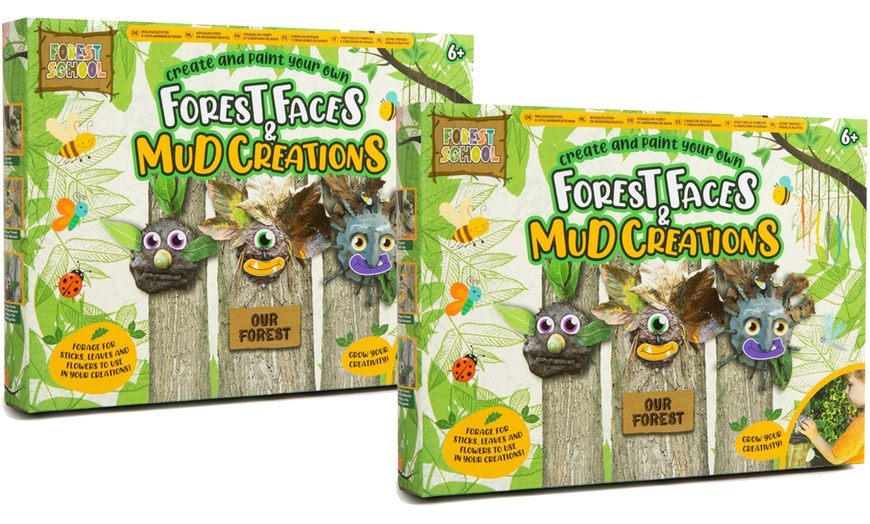 Image 2: One or Two RMS Forest Faces and Mud Creations Kits