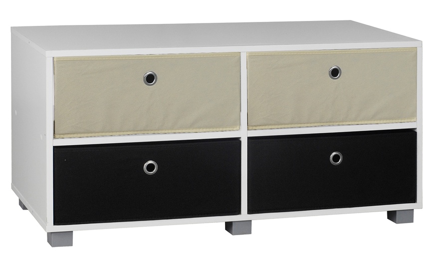 Image 33: TV Stand with Optional Drawers