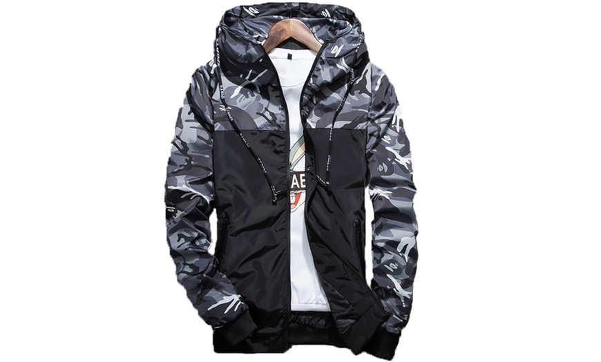 Image 3: Blouson homme coupe-vent Camo 