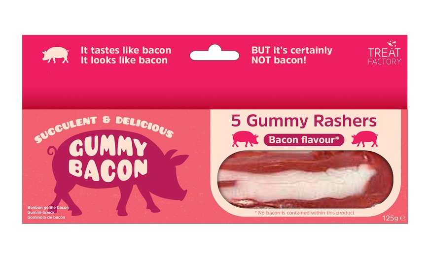 Image 1: Treat Factory Gummy Bacon