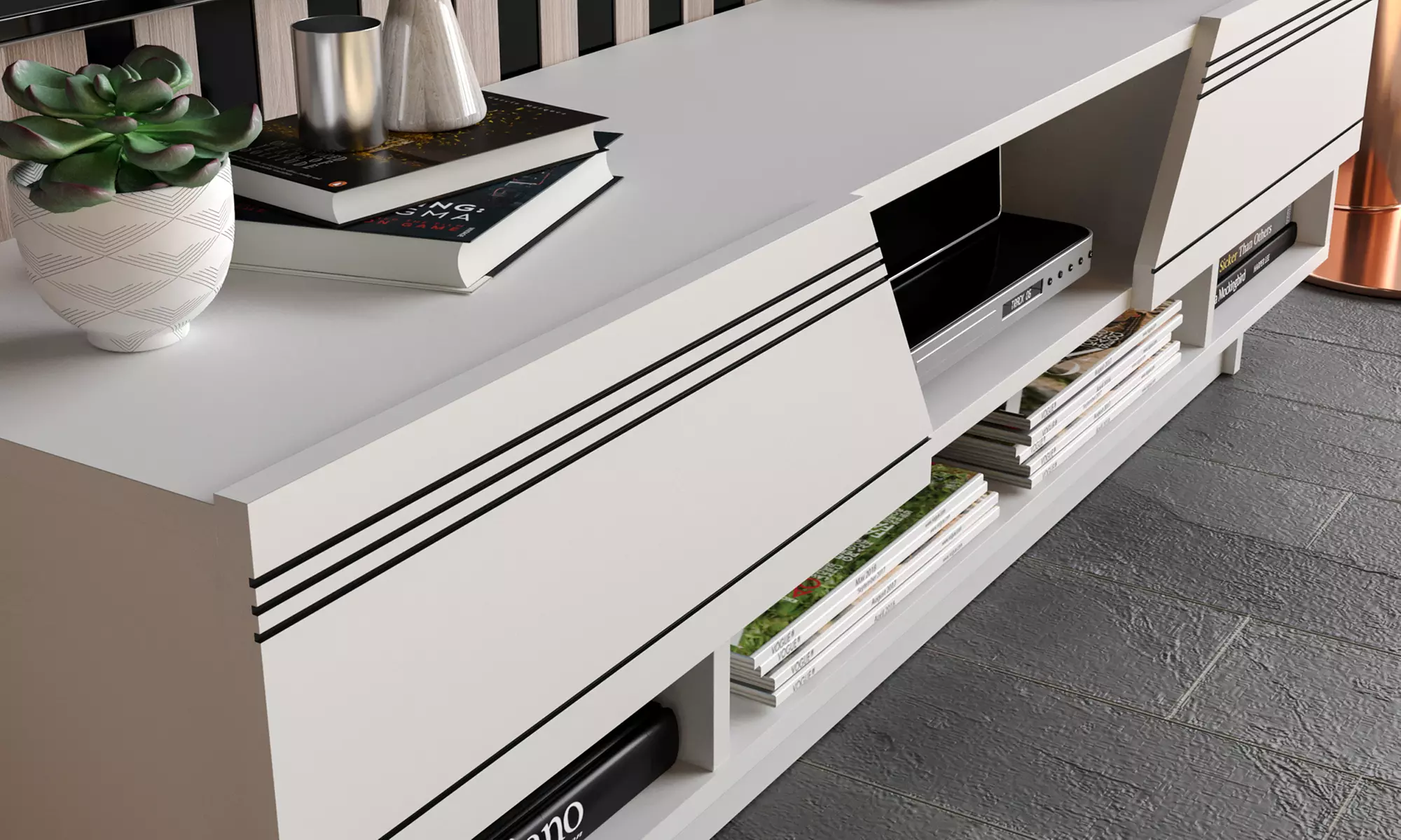 Decorotika Aspatria 160cm Wide TV Stand