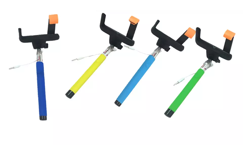 Perche à selfie tout-en-un avec prise jack 3,5 mm - Primary Image