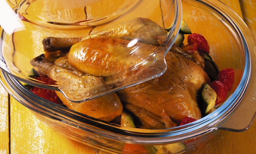 Image 4: Pyrex Chicken Roaster