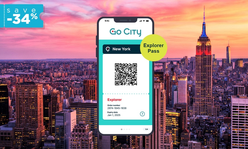 Image 1: GoCity New York Explorer Pass: 2, 3, 4, 5, 7 of 10 activiteiten