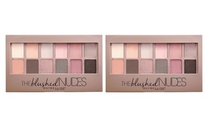 2x Maybelline Blushed Nudes Palette