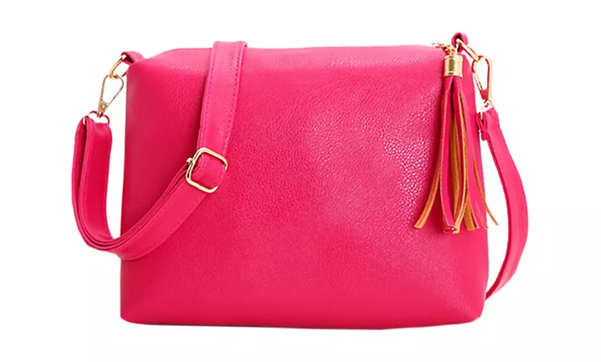 Image 8: Sac besace femme en cuir PU